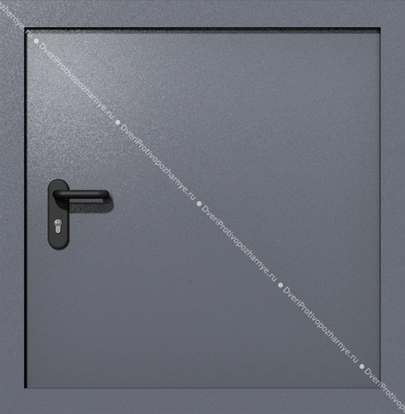 Одностворчатый квадратный люк ei-60 (цвет темно-серый RAL 7015)